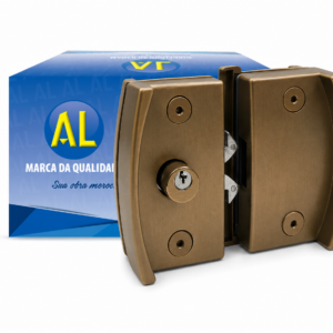 KIT 9 AL BRONZE - PORTA DE CORRER V/V