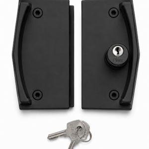 KIT 9 Z PTO - FECHADURA P/ PORTA V/V PRETO