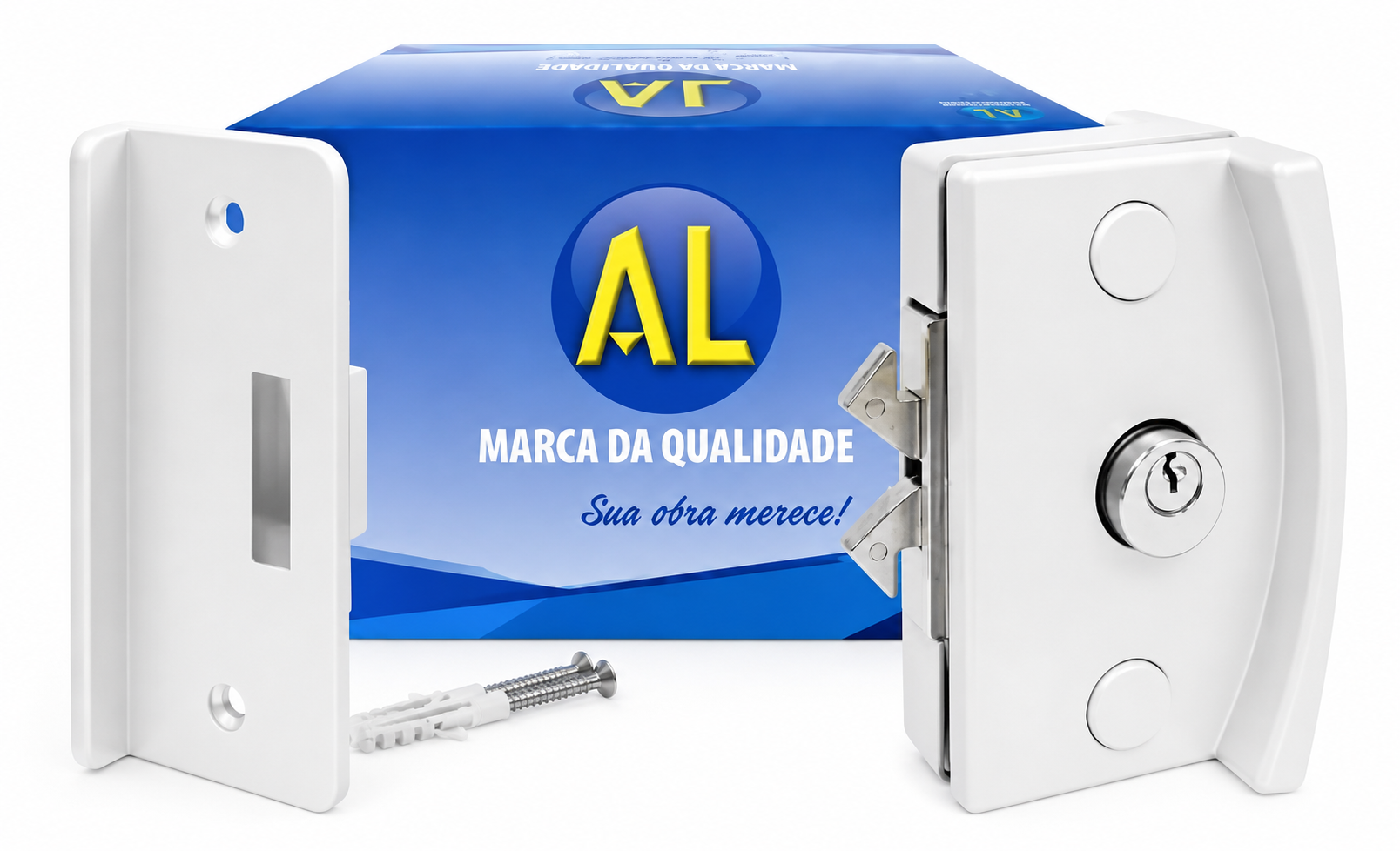 KIT 10 AL BRANCO - PORTA DE CORRER V/A