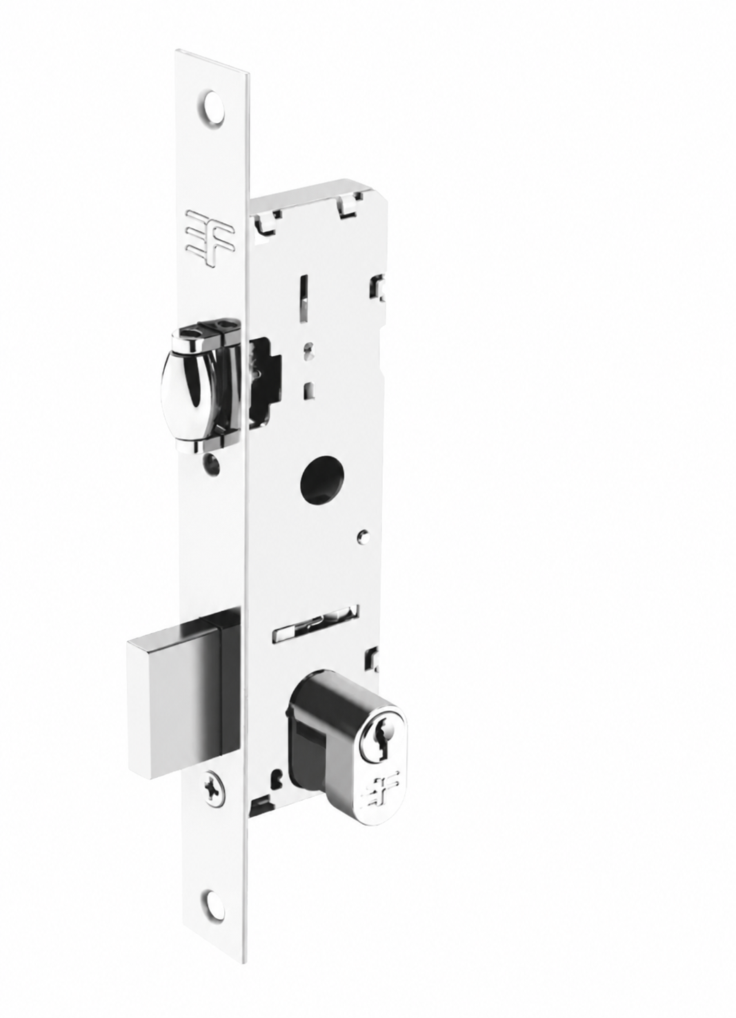 FECHADURA ROLETE 3F - PIVOTANTE BRANCO