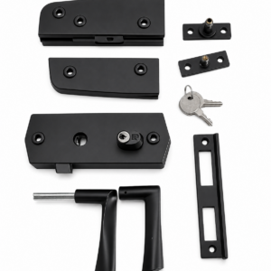 KIT 16 Z - PORTA PIVOTANTE C/ MAÇANETA PRETO