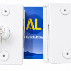 KIT 9 AL BRANCO - PORTA DE CORRER V/V