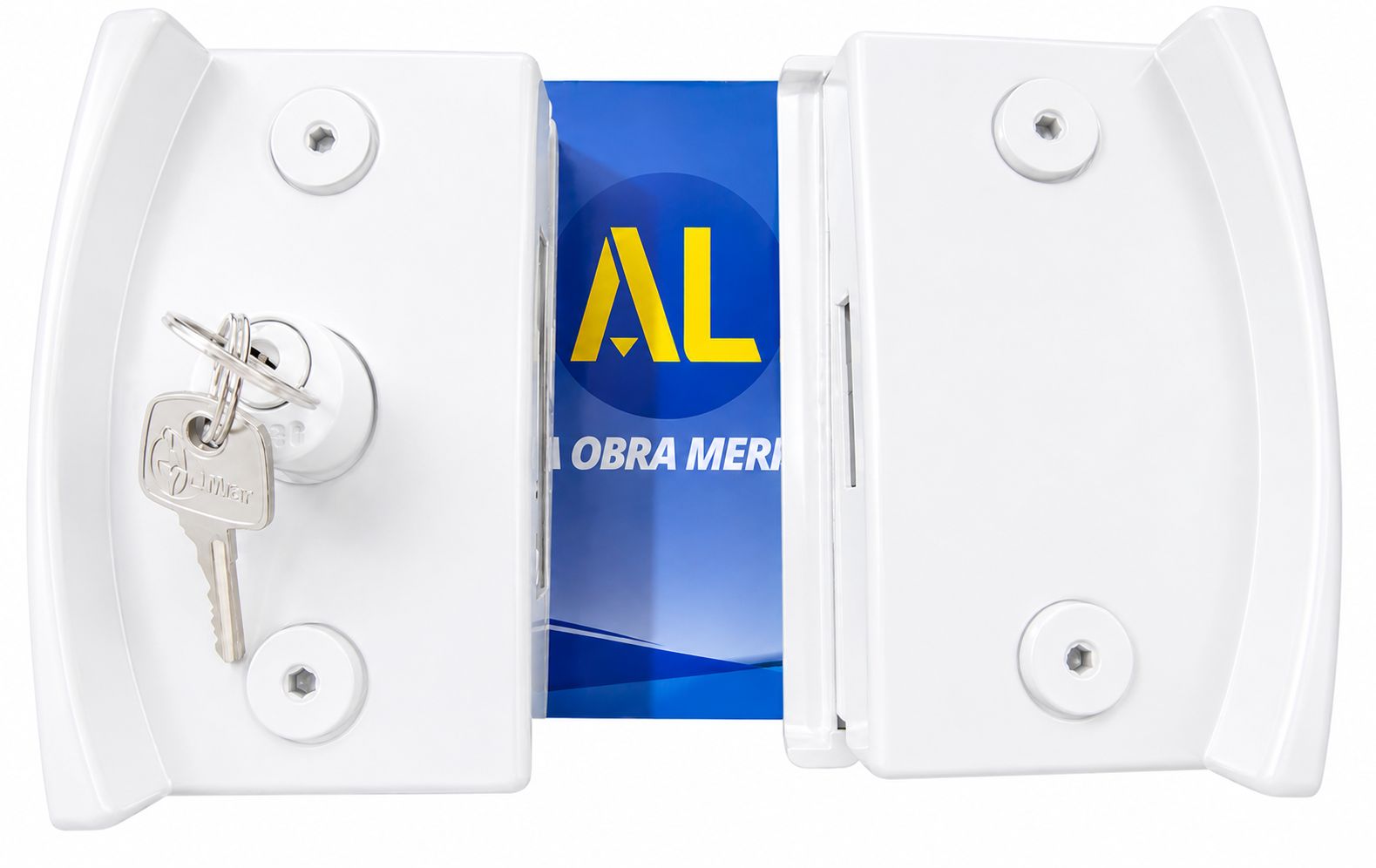 KIT 9 AL BRANCO - PORTA DE CORRER V/V