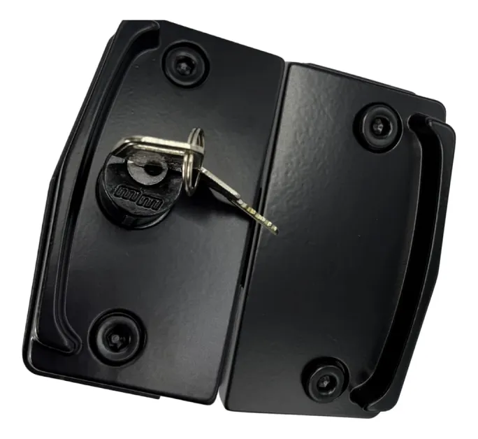 KIT 09 PORTA DE CORRER V/V MOD CADEIRINHA - PRETO