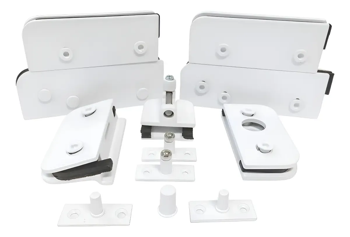 KIT 8 Z - PORTA DUPLA PIVOTANTE BRANCO