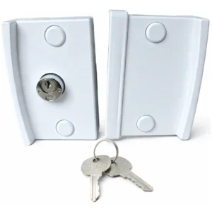 FECHADURA P/ PORTA V/V BCO KIT 9