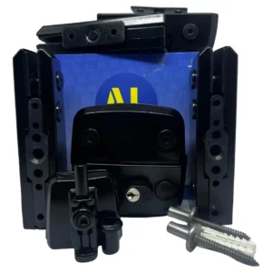 KIT 8 AL CAPA PORTA DUPLA PIVOTANTE PRETO