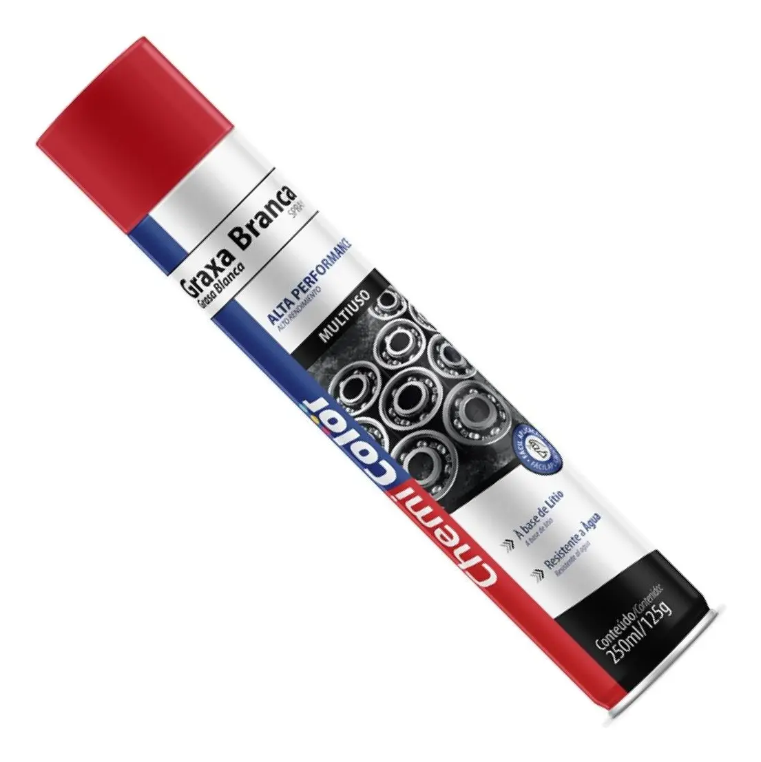 GRAXA SPRAY BRANCA CHEMICOLOR 125G - Imagem 2