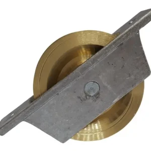 ROLDANA PARA PORTÃO ALUMINIO DE LATÃO GRANDE 76 1/2
