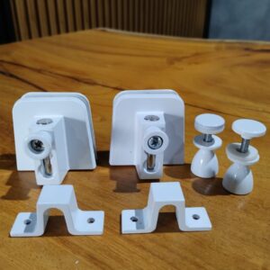 KIT 3 Z - JANELA DE CORRER 04 FOLHAS BCO