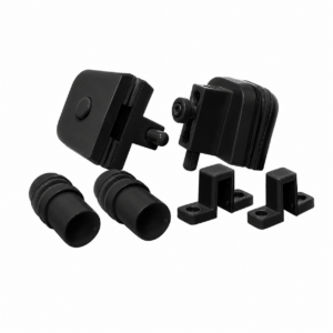 KIT 3 - JANELA DE CORRER C/ 4 FOLHAS PRETO
