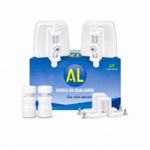KIT 3 AL BCO - JANELA DE CORRER 4 FOLHAS