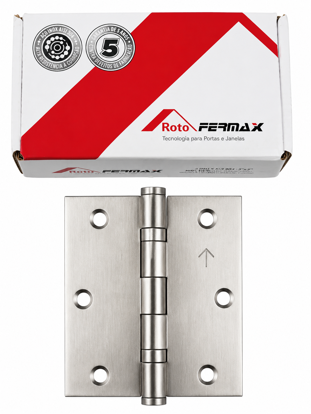 DOBRADIÇA INOX - FERMAX